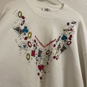 Vintage Retro Casino Grandma Sweater Kewadin Casinos